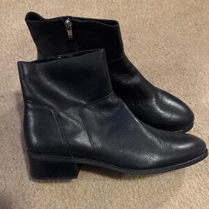 Nordstrom Rack Classic Black Ankle Boots